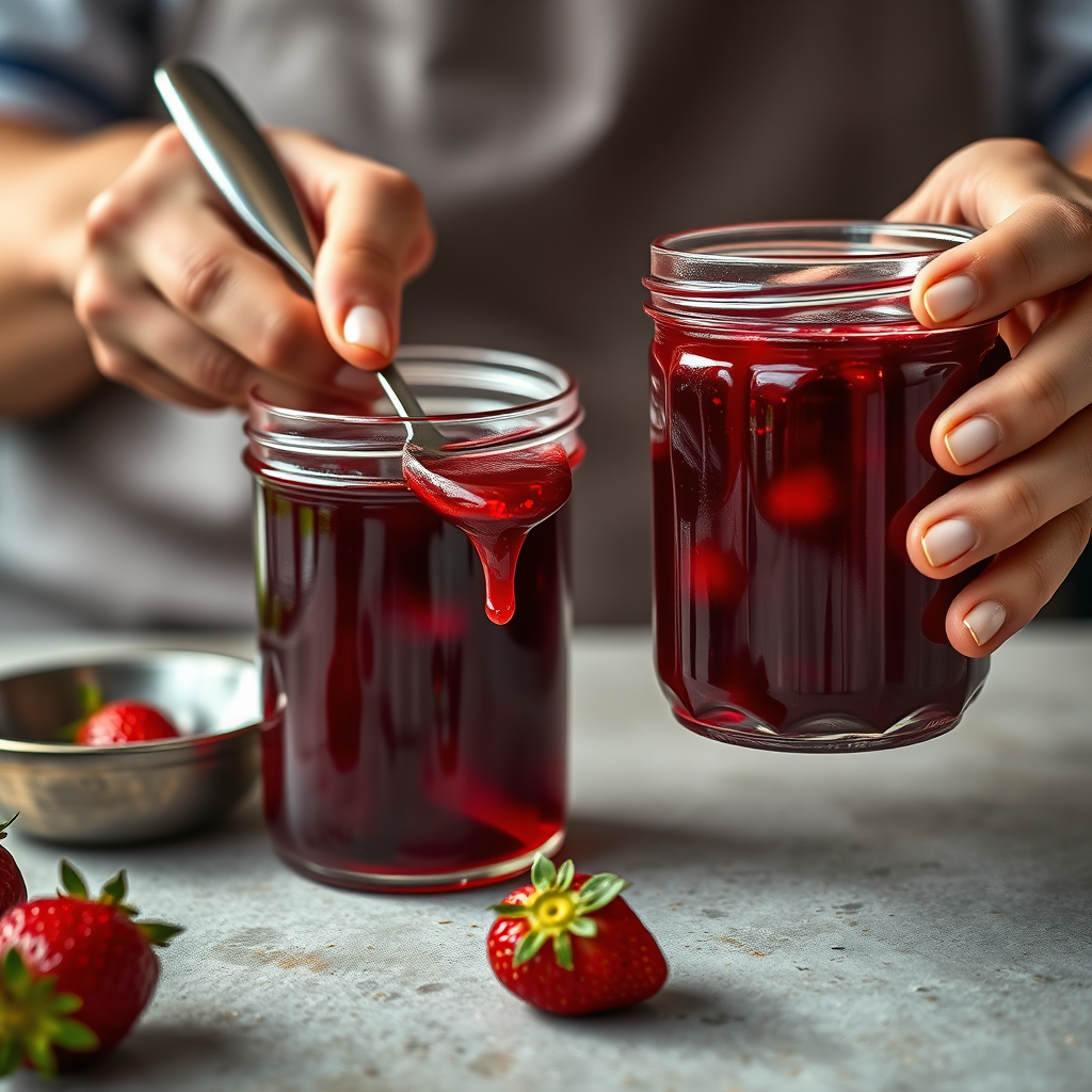 Step-by-Step Protocol - strawberry jelly recipe without pectin