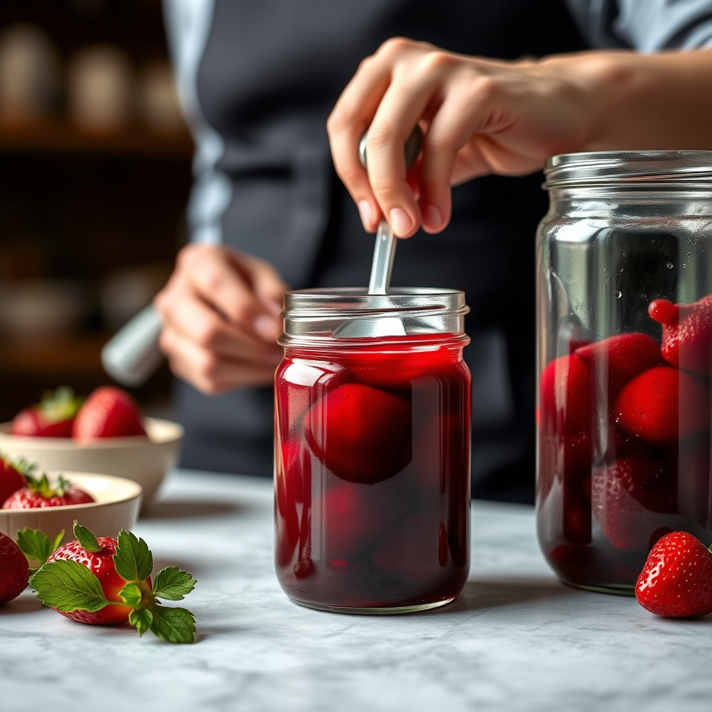 Step-by-Step Protocol - strawberry rhubarb jelly recipe