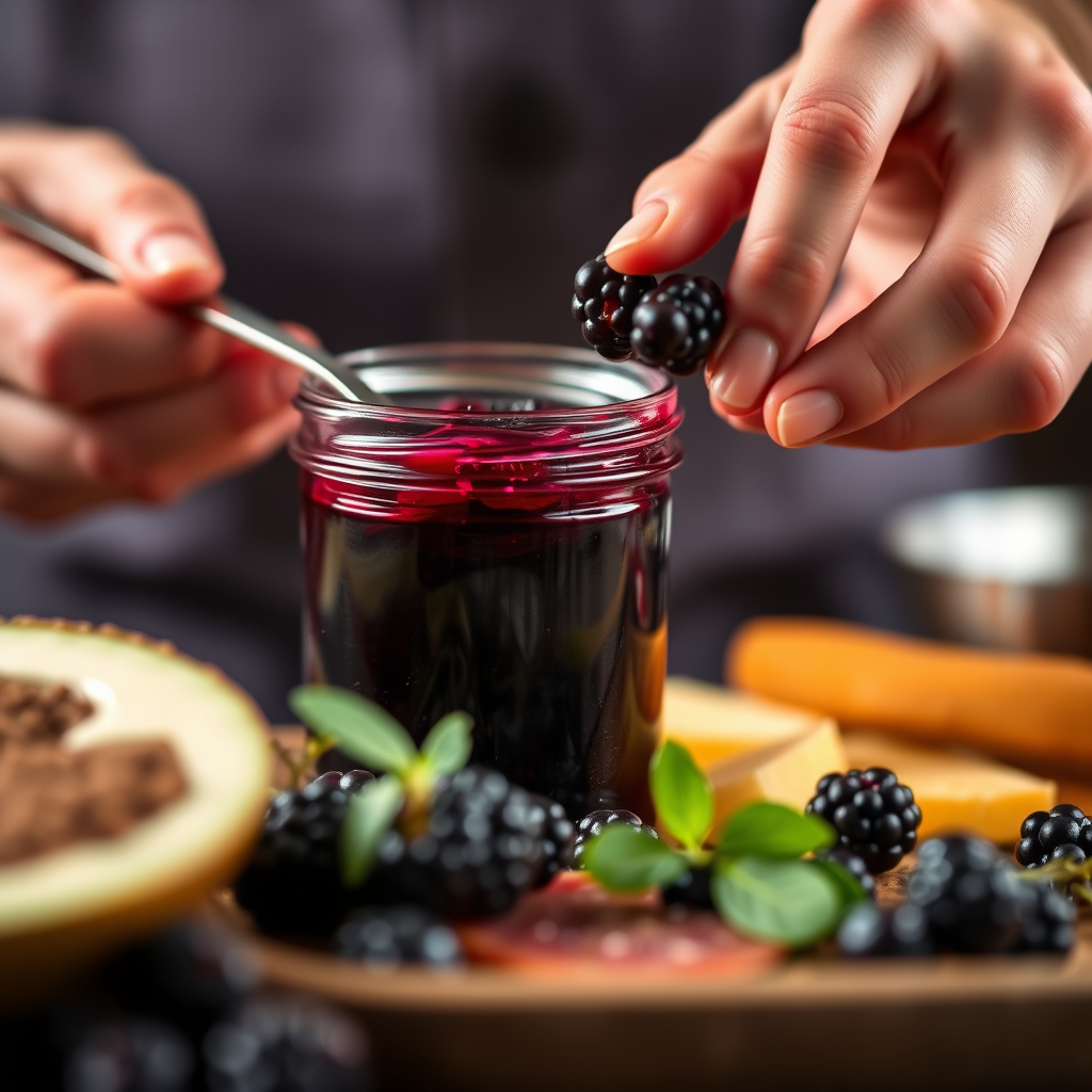 Step-by-Step Protocol - recipe for elderberry jam or jelly