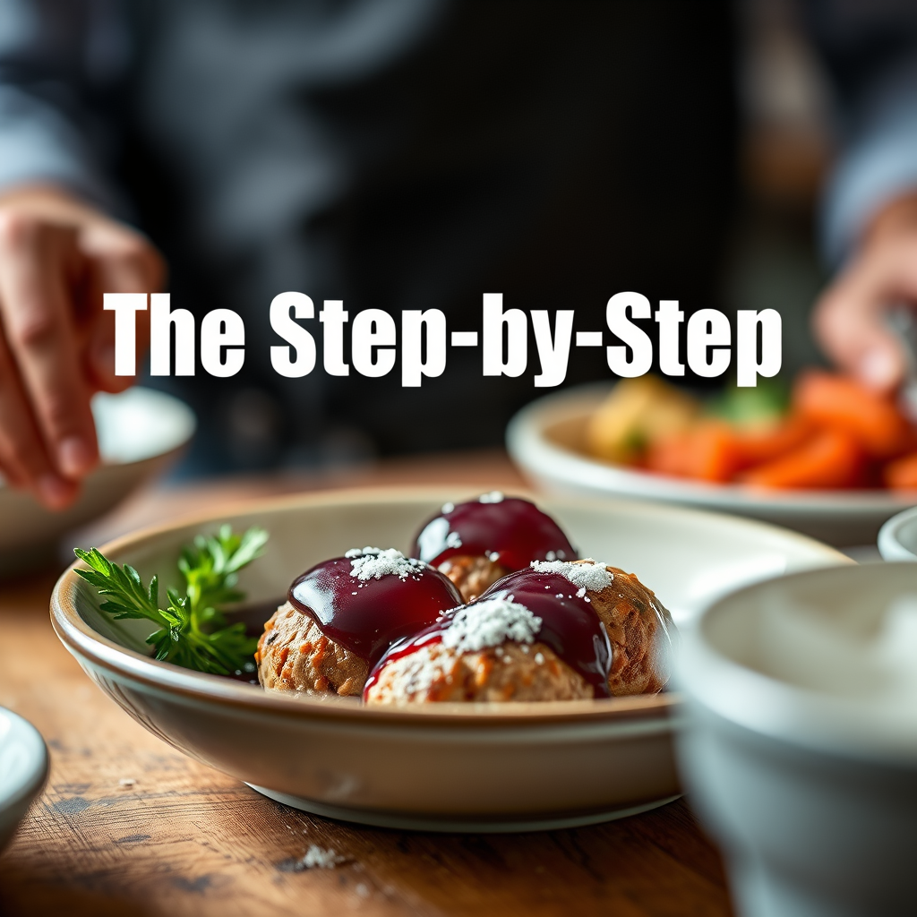 Step-by-Step Protocol - meatballs recipe with grape jelly