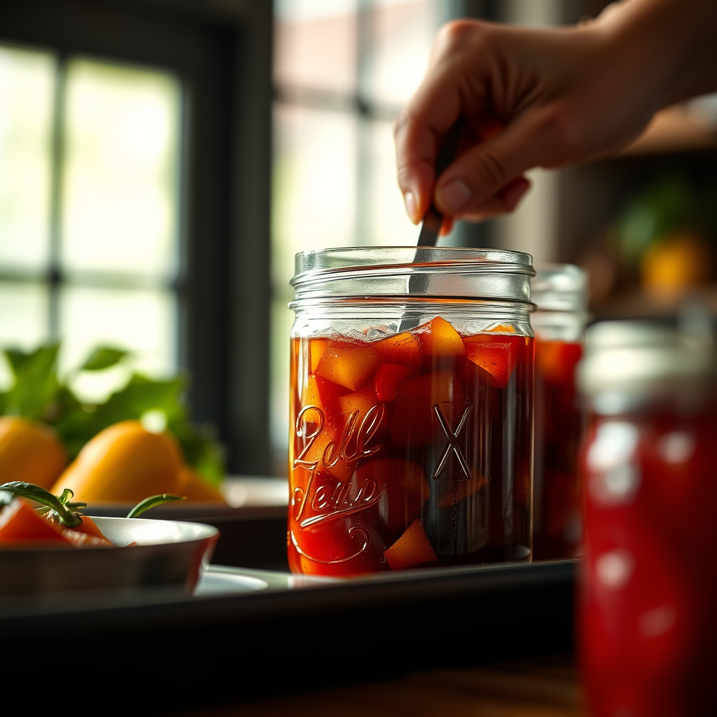 Step-by-Step Protocol - pepper jelly canning recipe