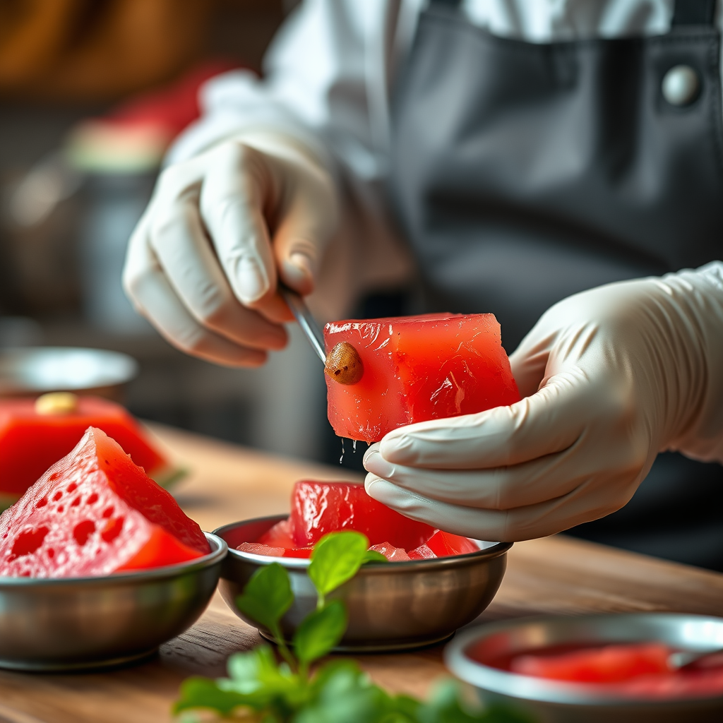 Step-by-Step Protocol - recipe for watermelon jelly