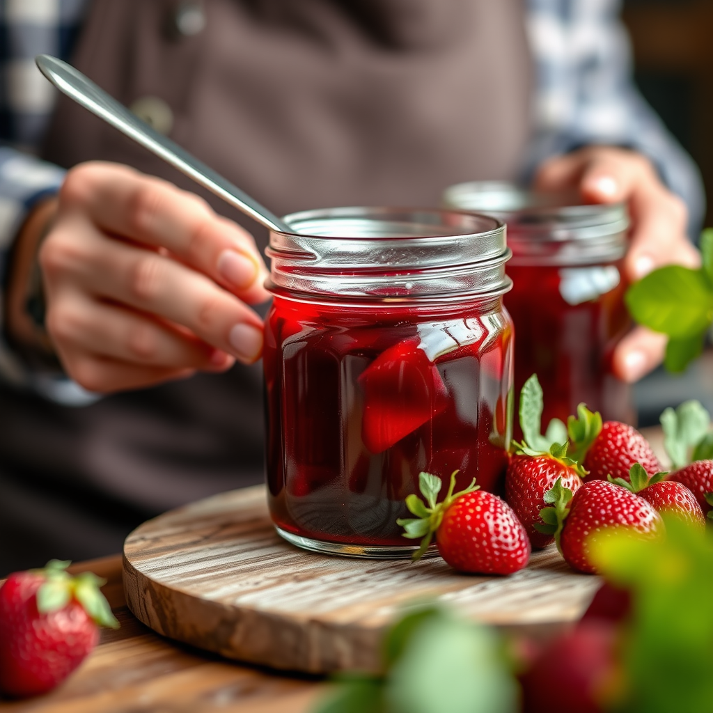 Step-by-Step Protocol - rhubarb strawberry jelly recipe