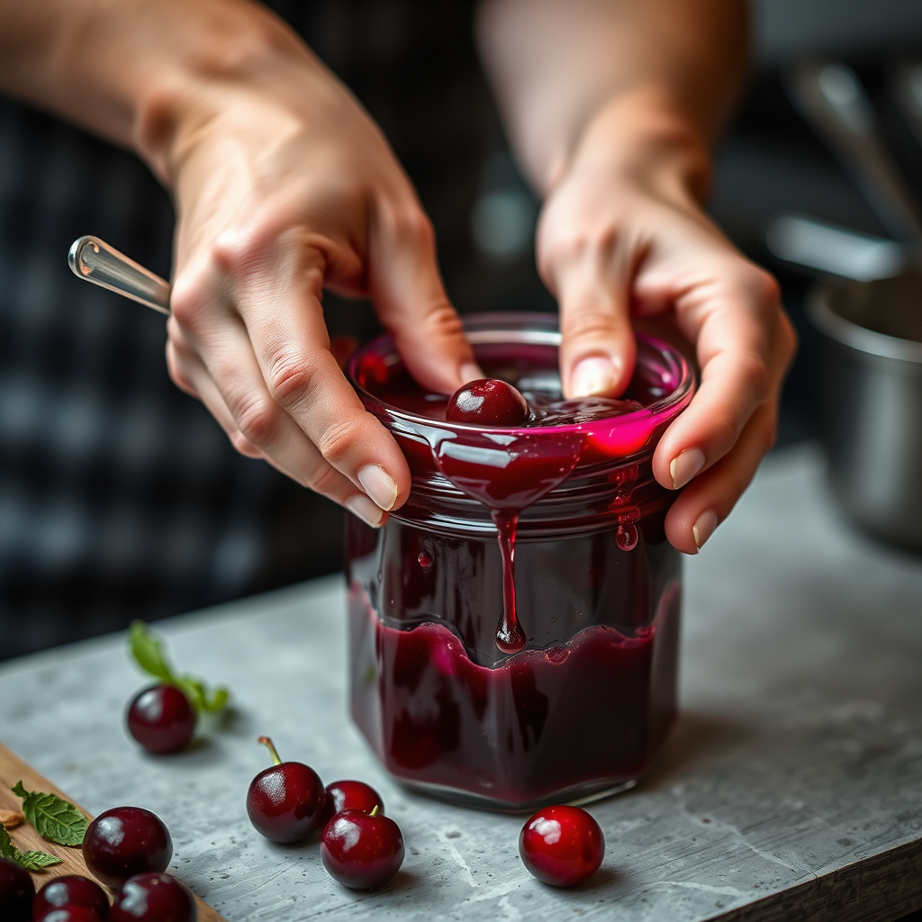Step-by-Step Protocol - chokecherry jelly jam recipe