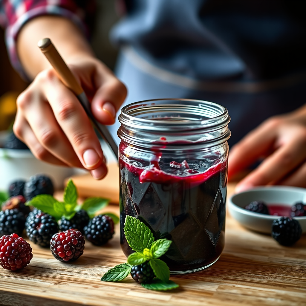 Step-by-Step Protocol - blackberry jam recipe without pectin