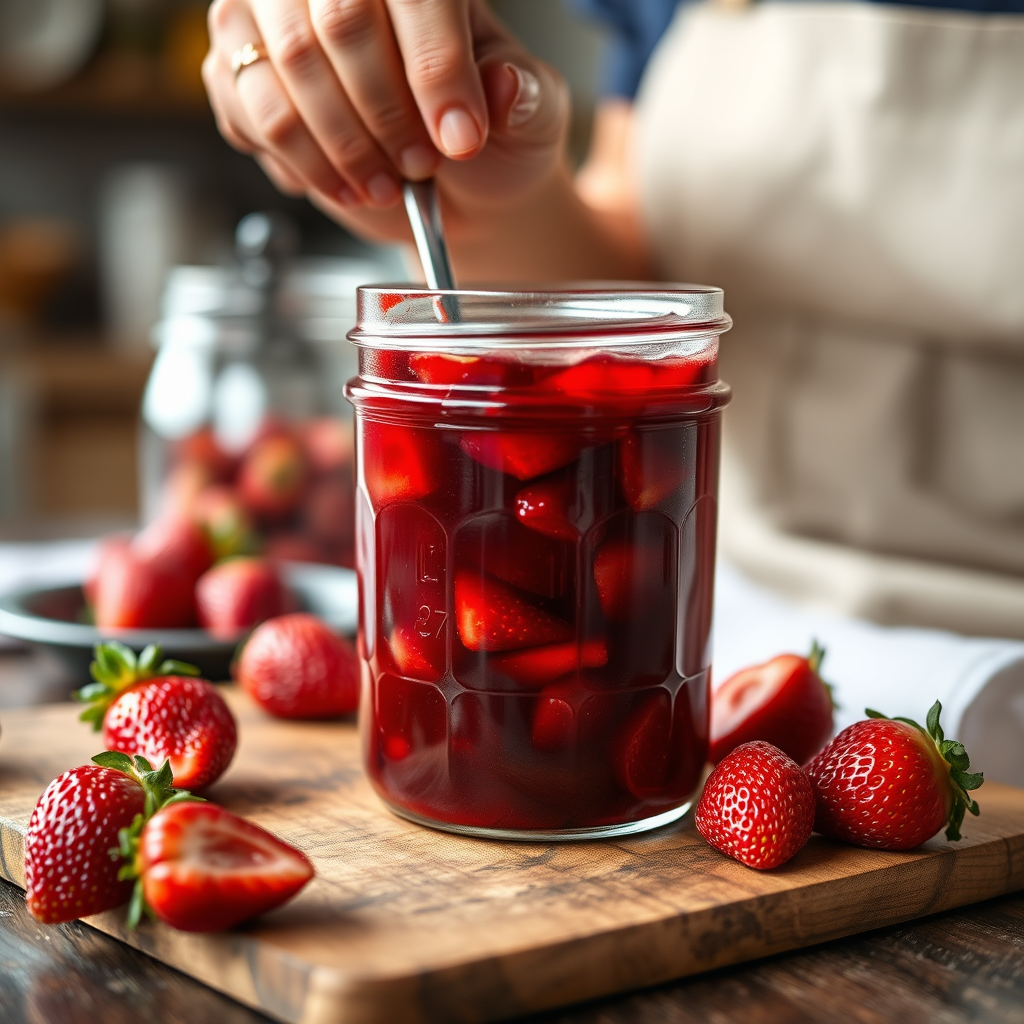Step-by-Step Protocol - strawberry jam recipe without pectin
