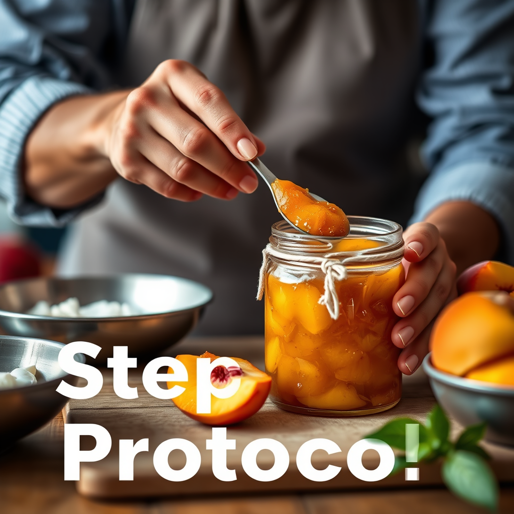 Step-by-Step Protocol - peach jam recipe no pectin