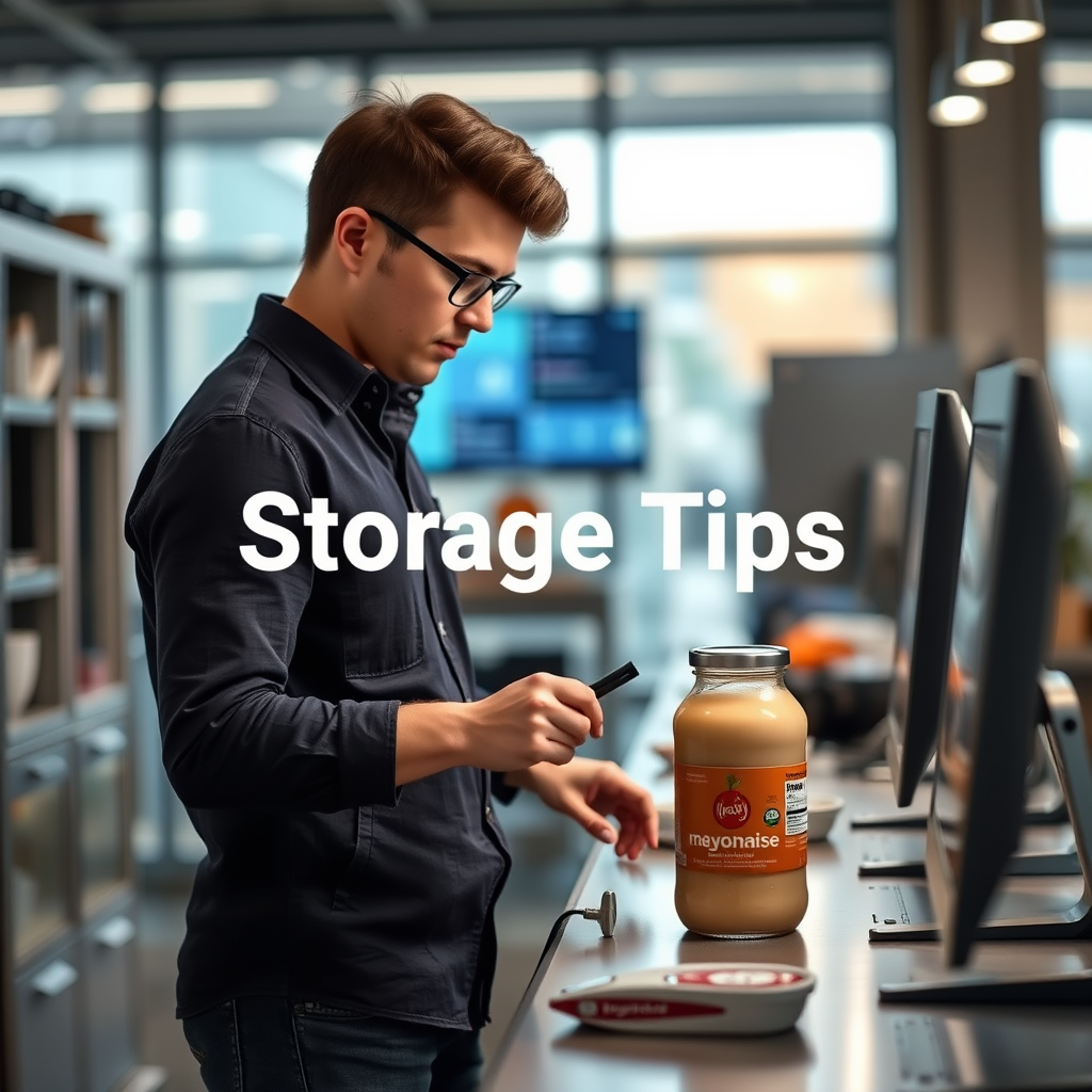 Storage Tips - recipe for sriracha mayonnaise