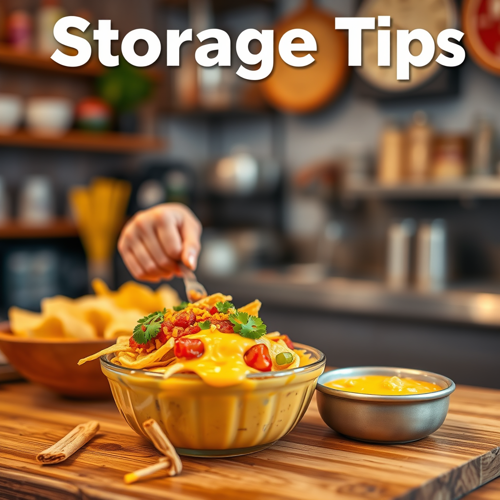 Storage Tips - homemade nacho cheese sauce recipe