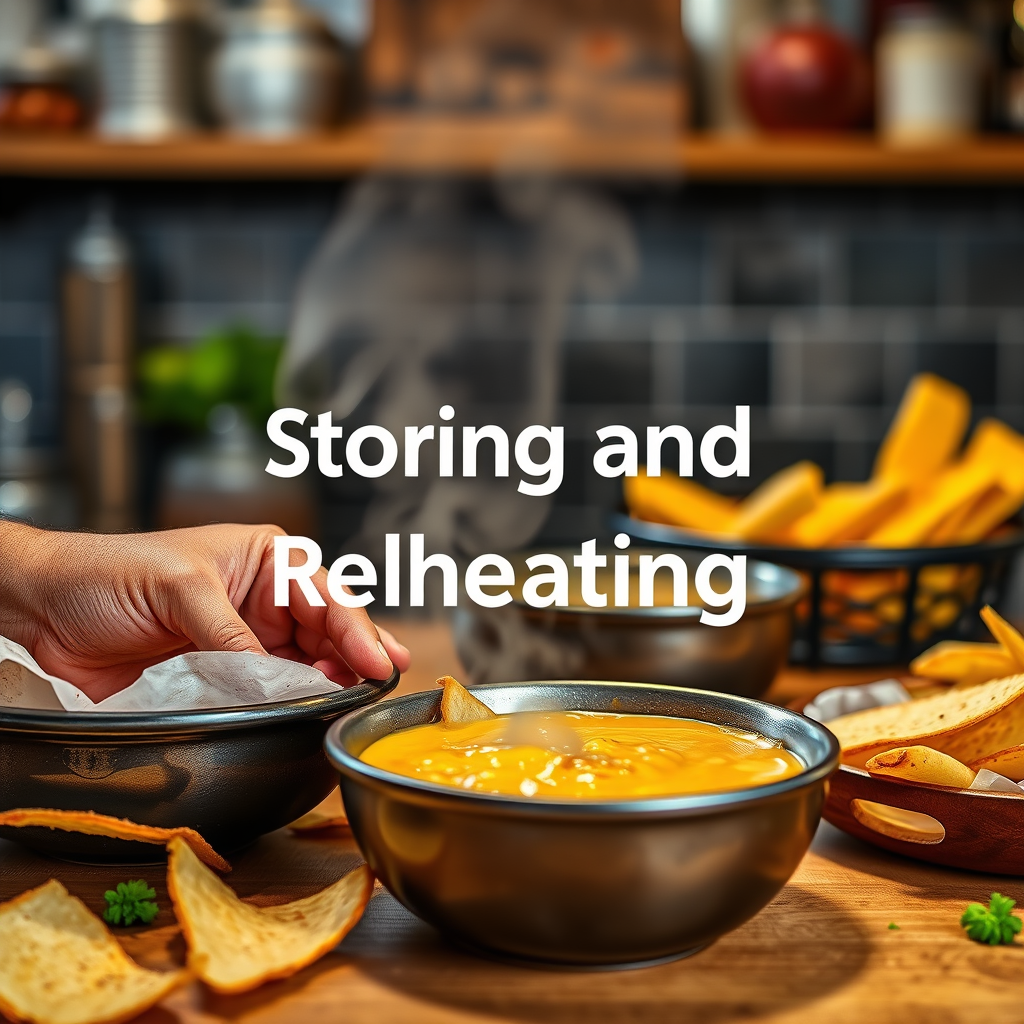Storing and Reheating - nacho cheese dip recipe