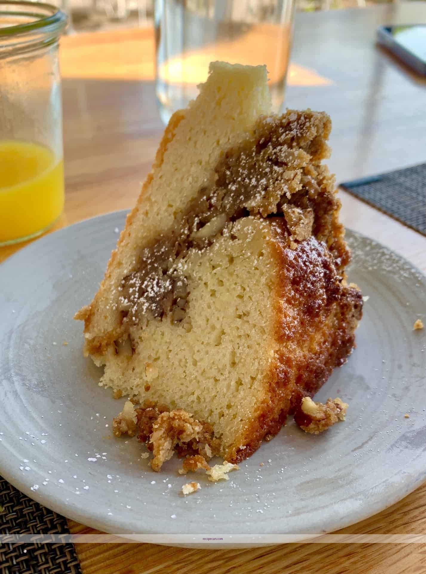 Streusel Coffee Cake Slice Ingredients Baking Delicious Streusel Coffee Cake - recipe for streusel coffee cake