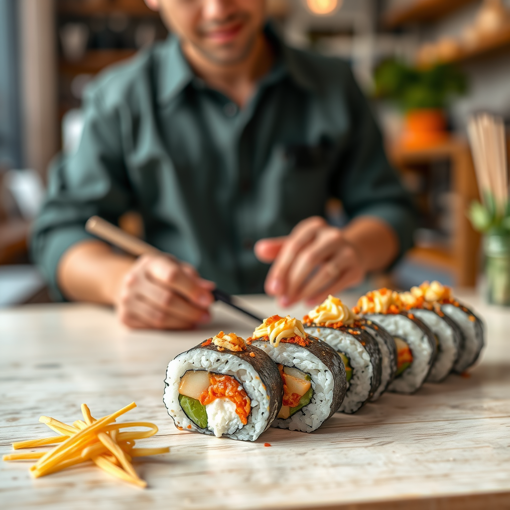 Sushi - spicy mayonnaise sushi recipe