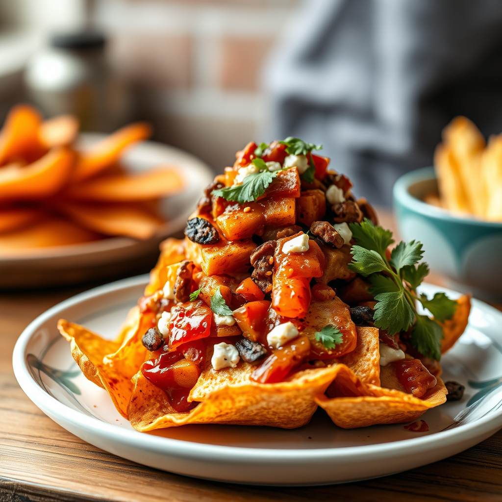 Sweet Potato Nachos - simple nacho recipes