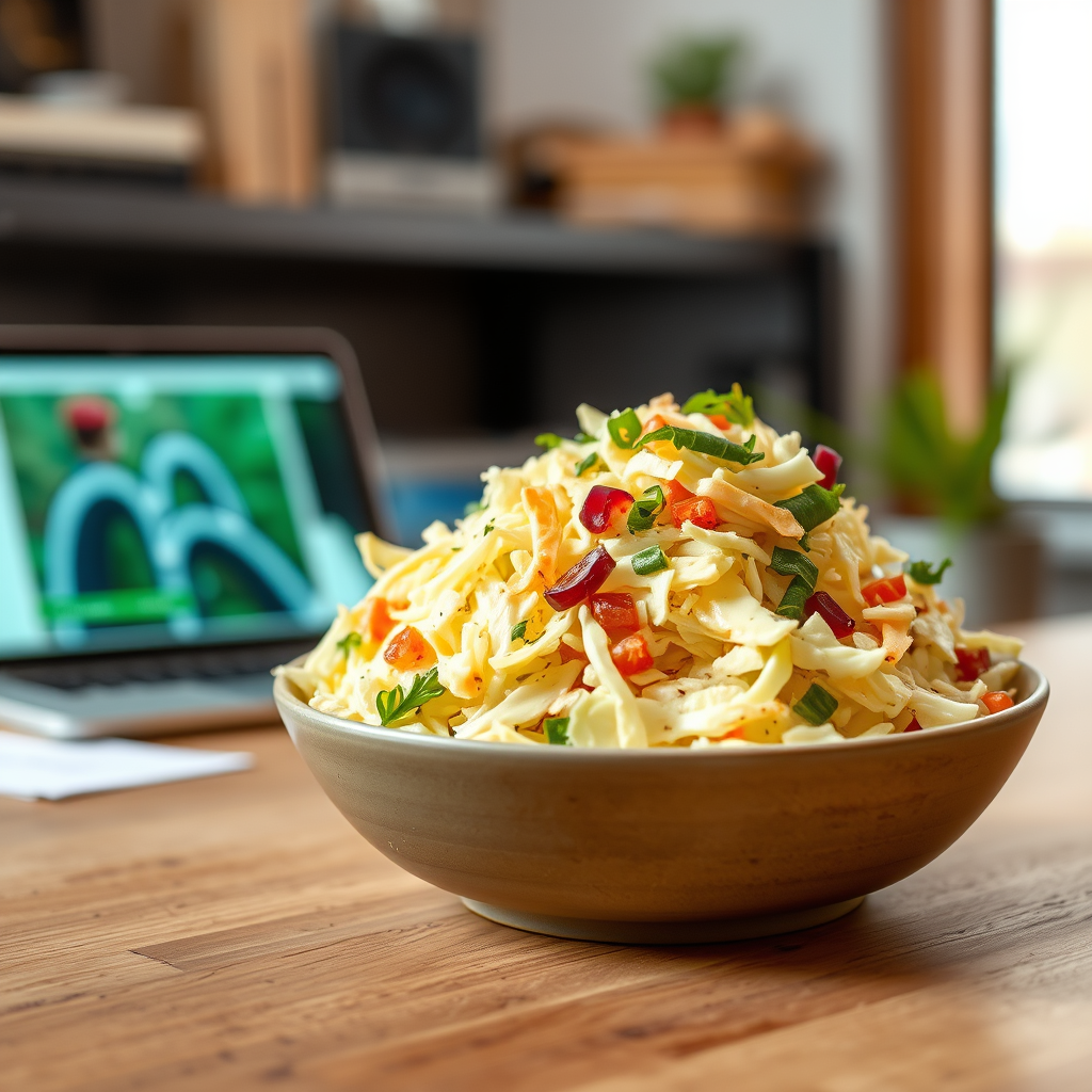 Tangy Mustard Coleslaw - coleslaw recipes with mayonnaise