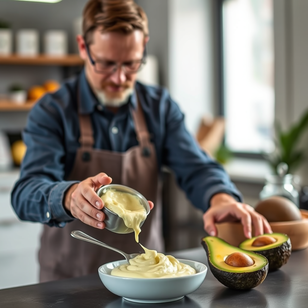 Texture - recipe for avocado mayonnaise