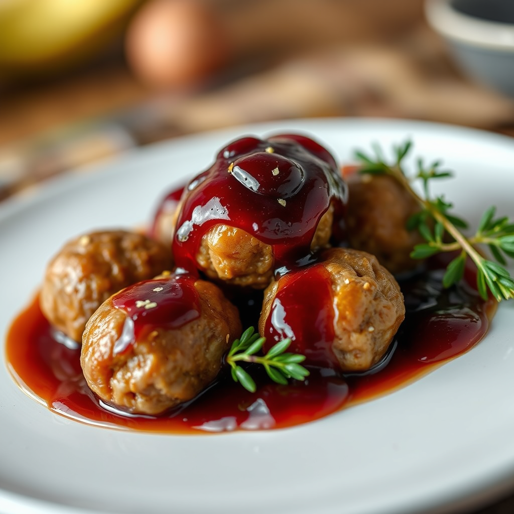This - recipe for meatballs with grape jelly