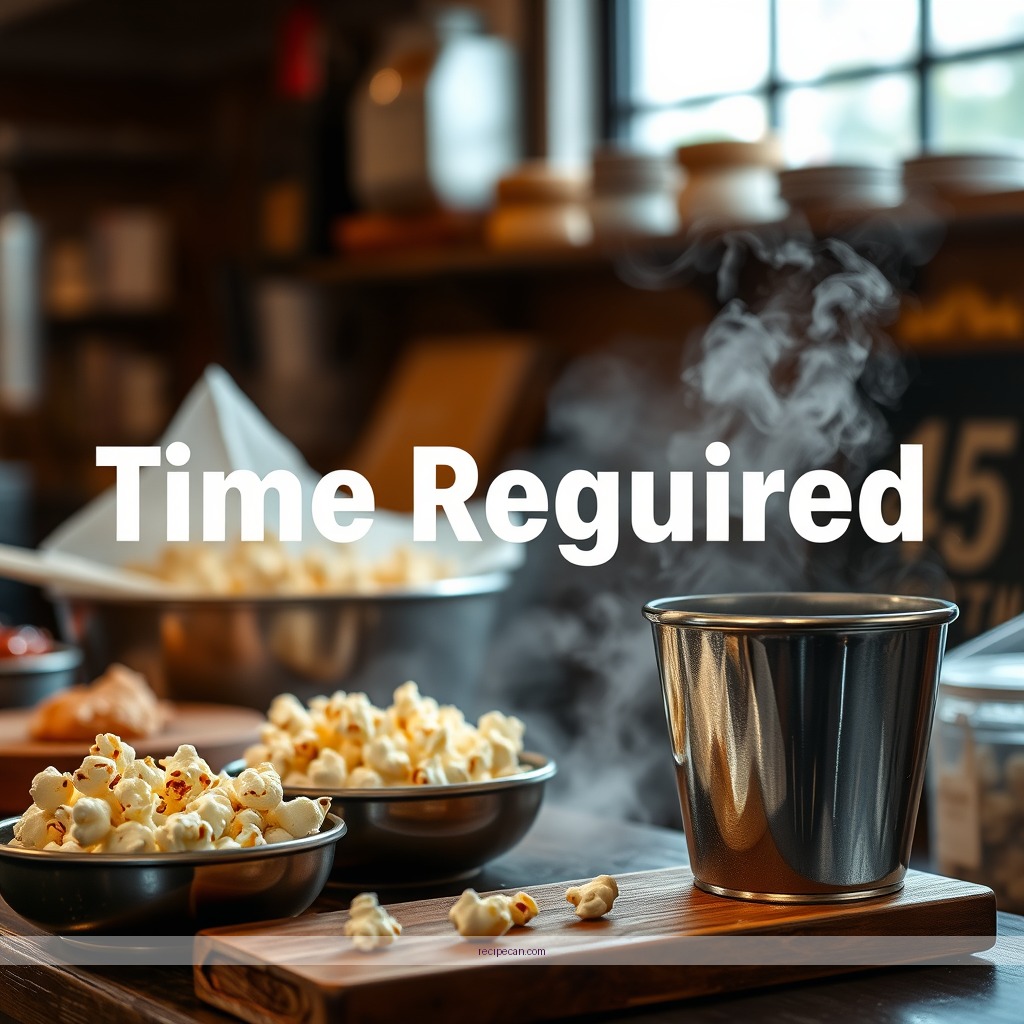 Time Required - recipe with popcorn