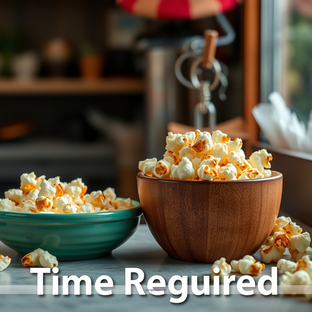 Time Required - coconut oil popcorn recipe