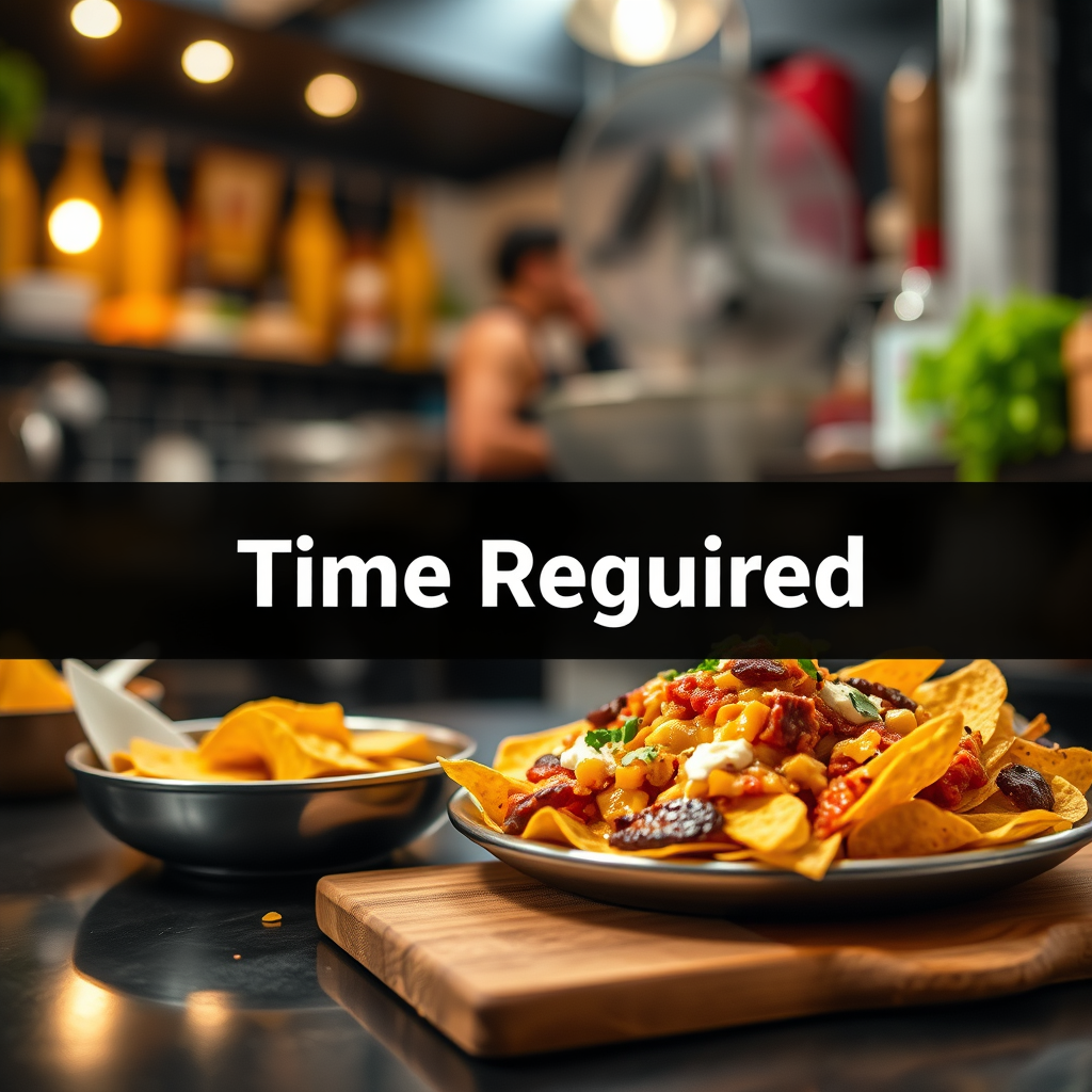 Time Required - simple cheese nachos recipe