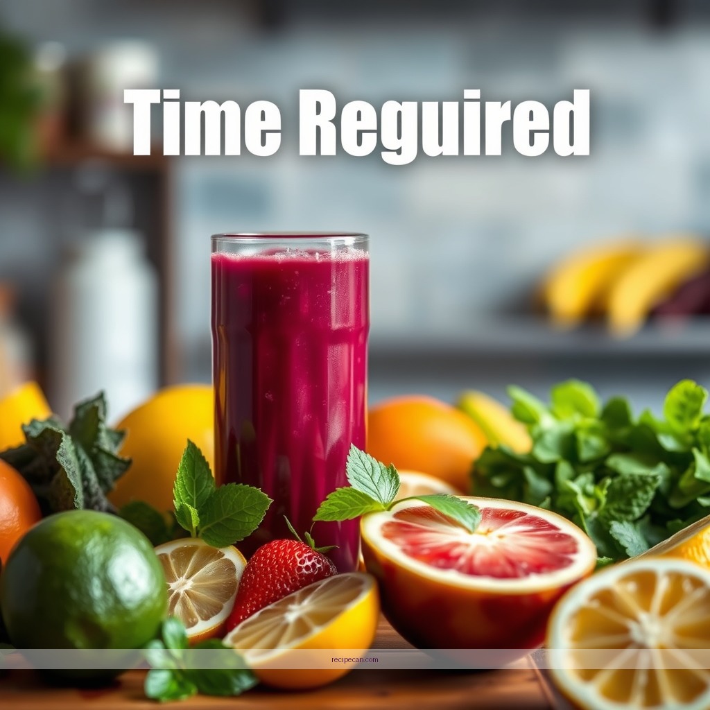 Time Required - best juice recipes for weight loss