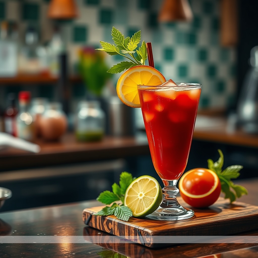 Time Required - bloody mary recipe with v8 juice