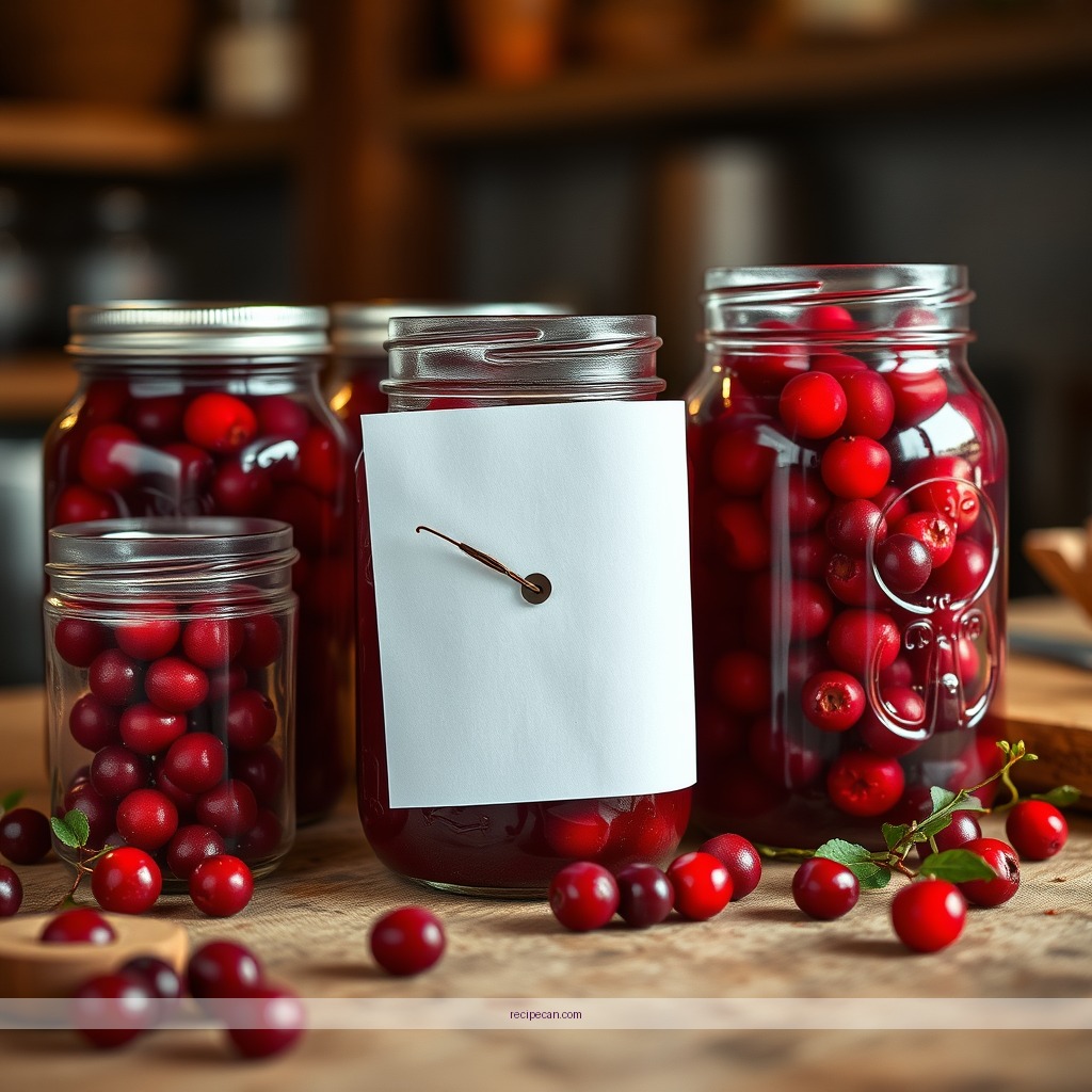 Time Required - canning cranberry juice recipe