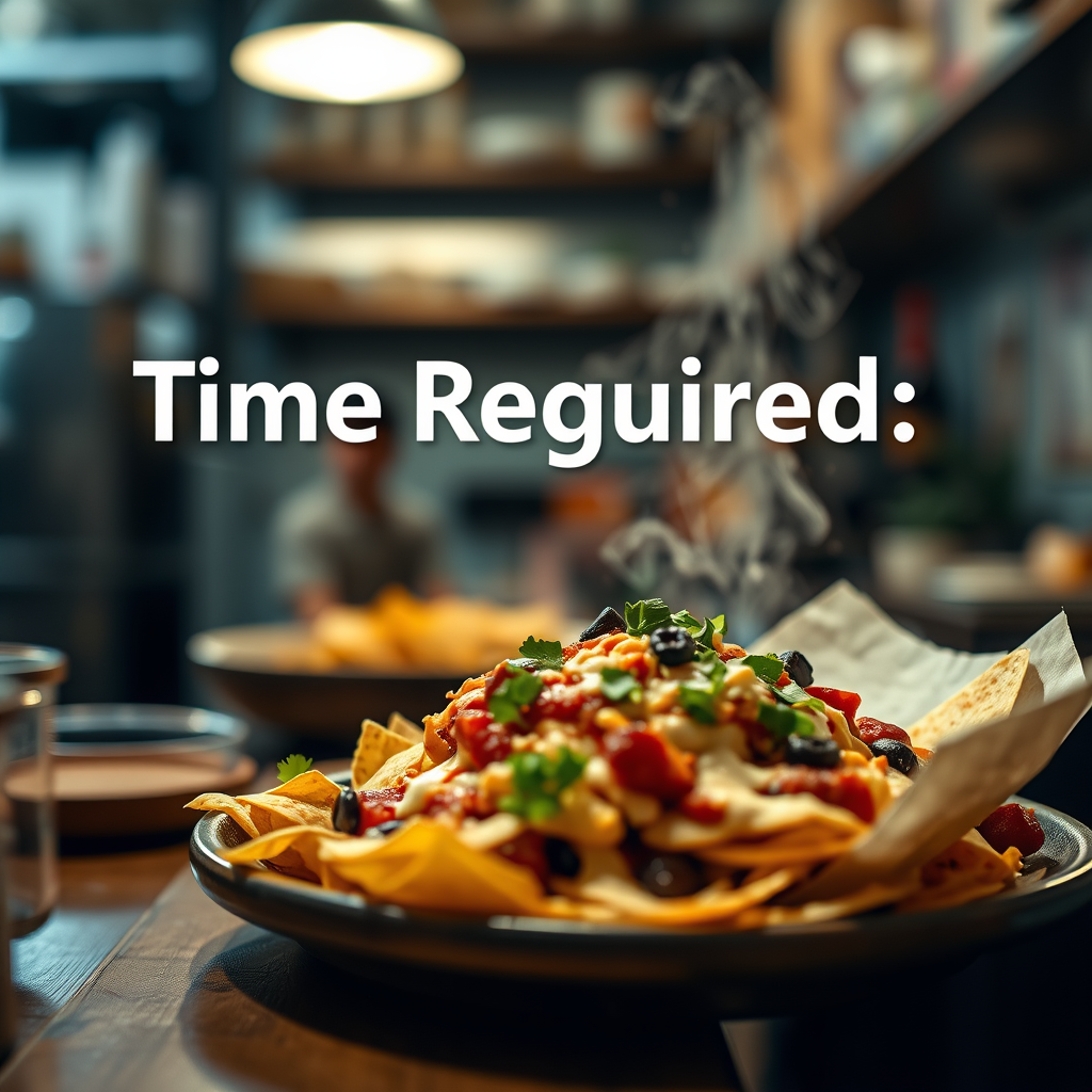 Time Required - simple nacho recipe