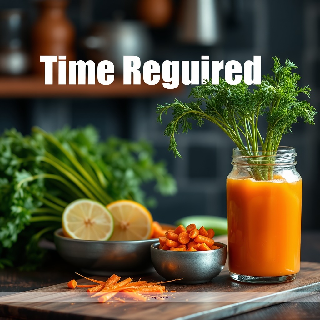 Time Required - carrot vegetable juice recipes