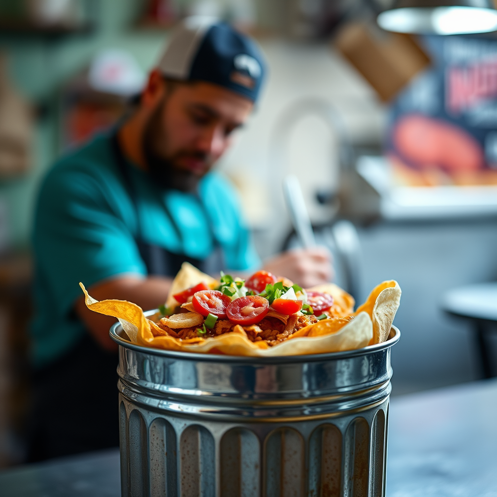 Time Required - trash can nachos recipe