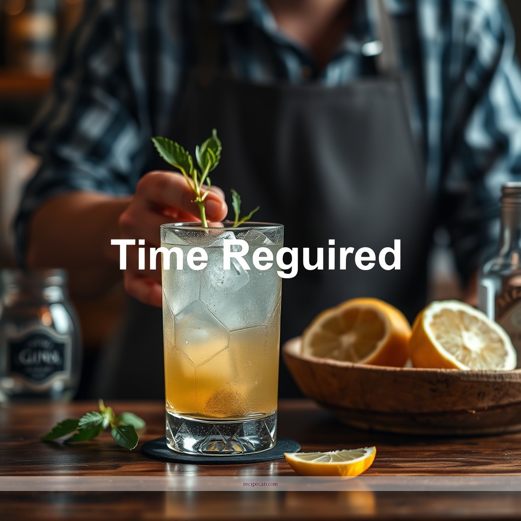 Time Required - gin juice recipe