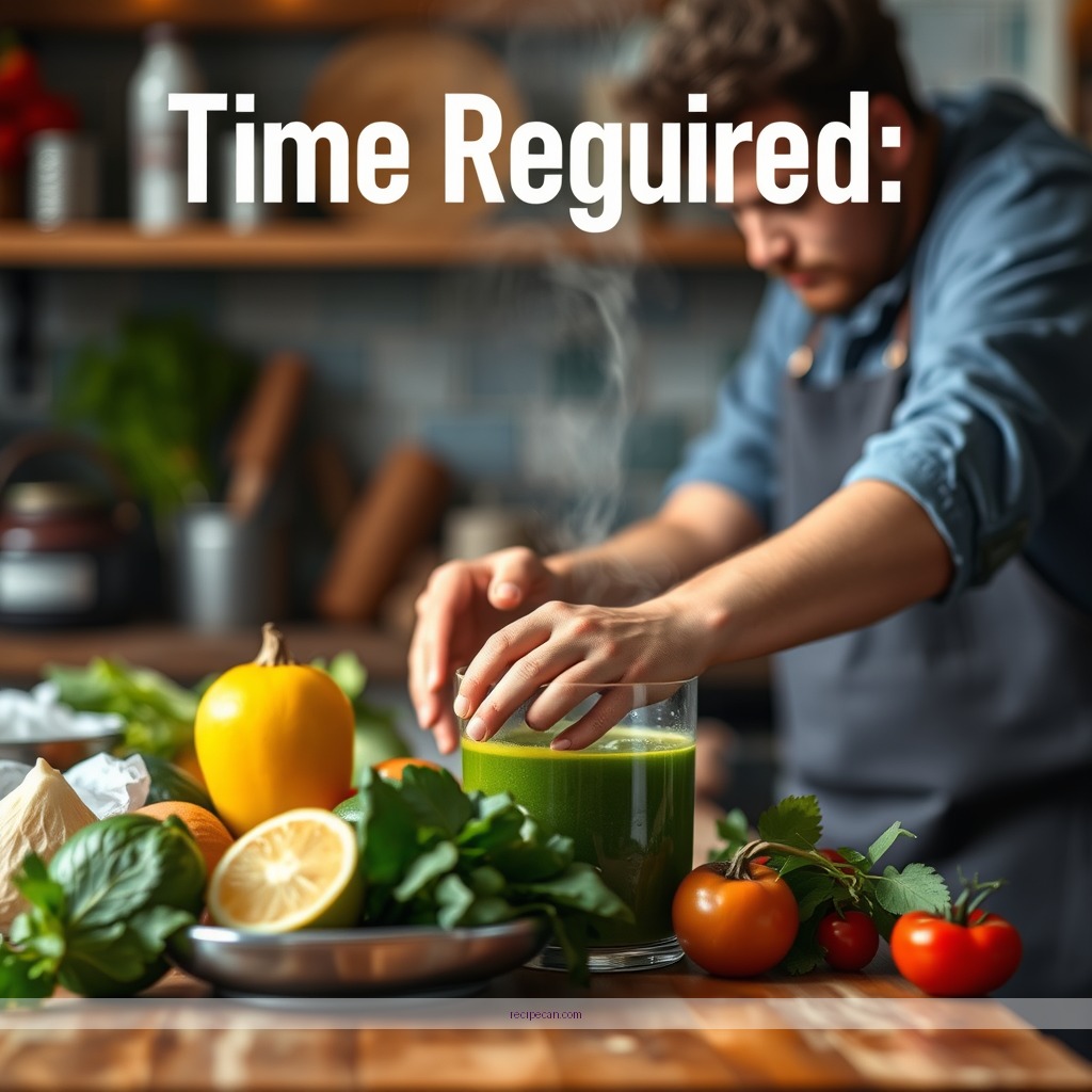Time Required - green juicing recipes