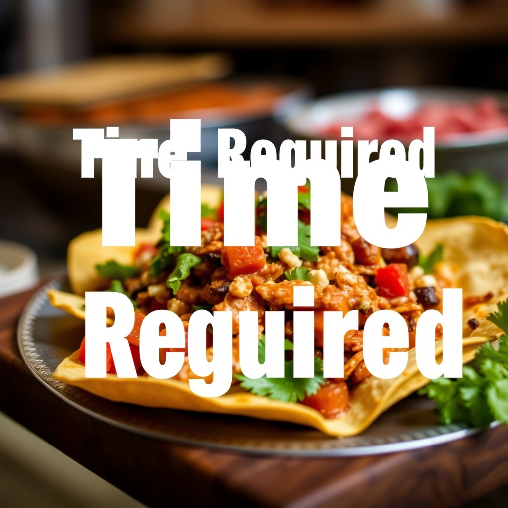 Time Required - turkey nachos recipe