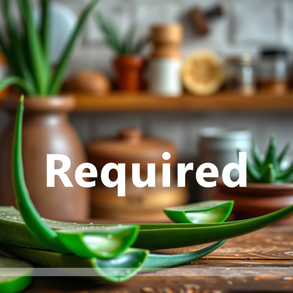 Time Required - juice recipes with aloe vera