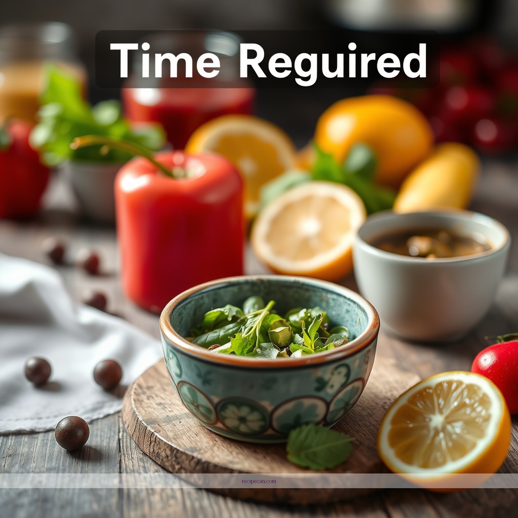 Time Required - juicing recipes for weight loss and detox