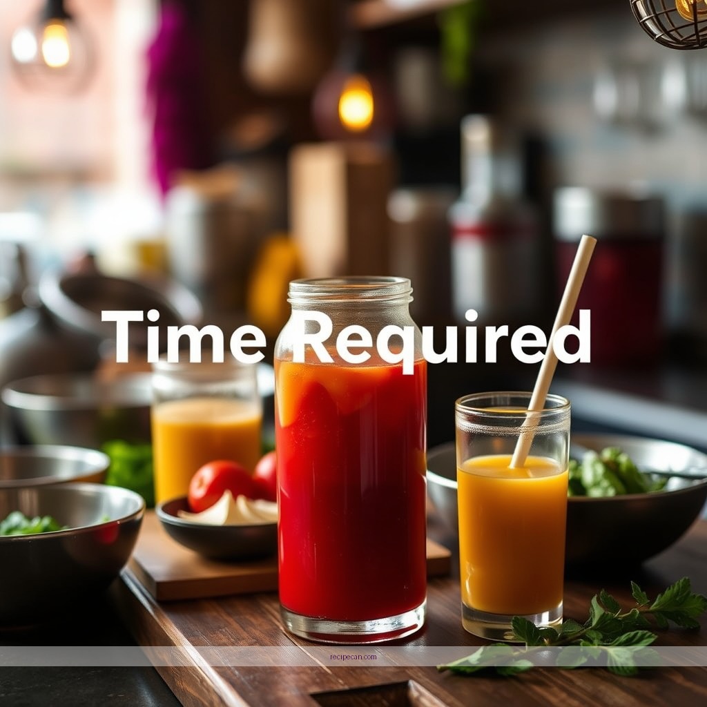 Time Required - morning juice recipe
