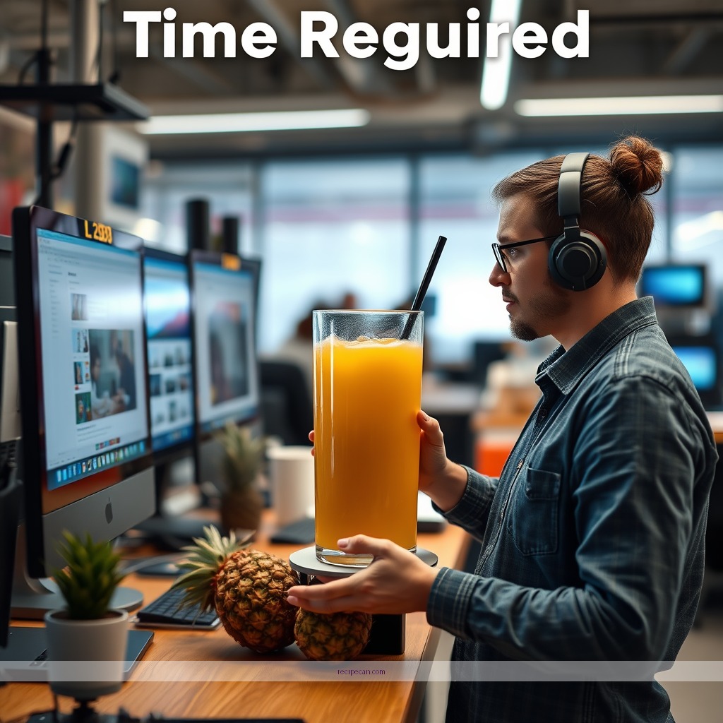 Time Required - pineapple fruit juice recipe