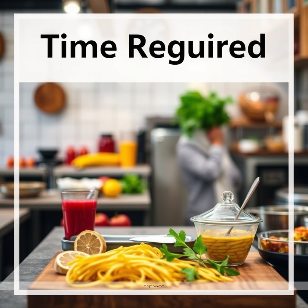 Time Required - printable juice recipes