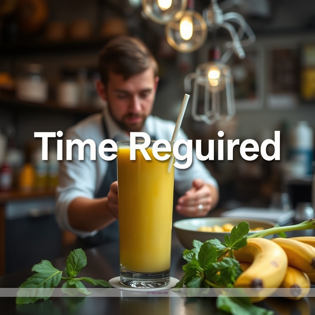 Time Required - recipe for banana juice