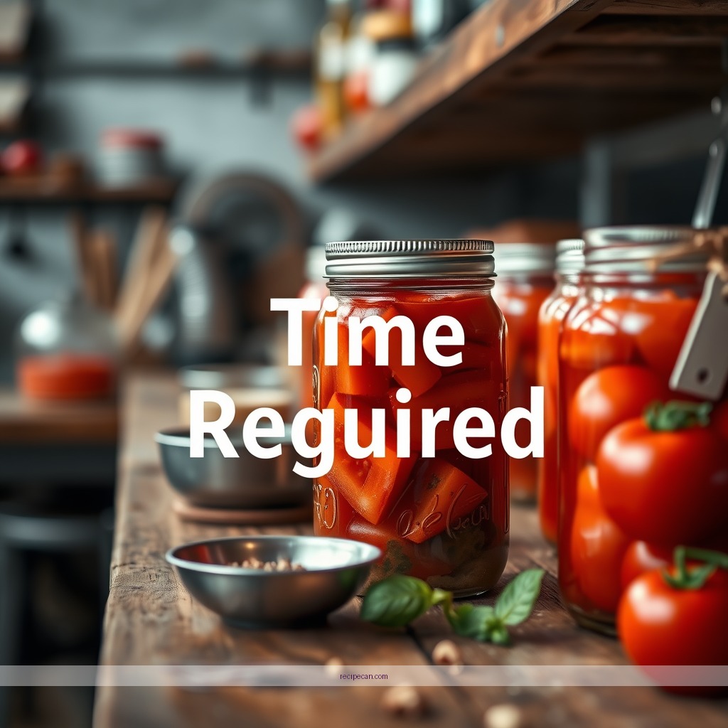 Time Required - recipes for canning tomato juice