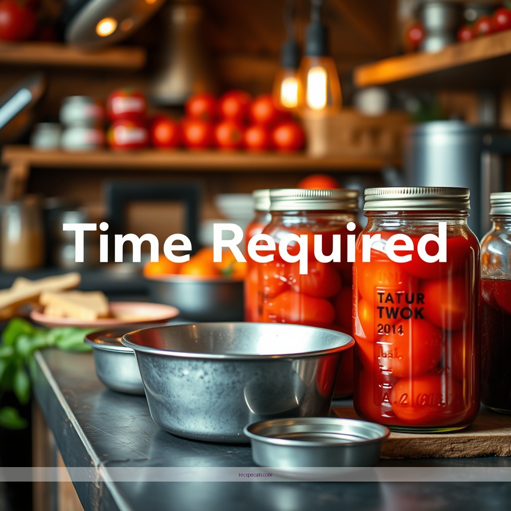 Time Required - recipes for tomato juice canning