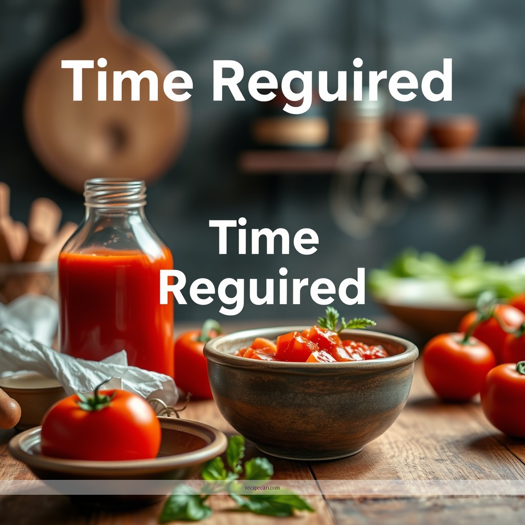 Time Required - recipes using tomato juice