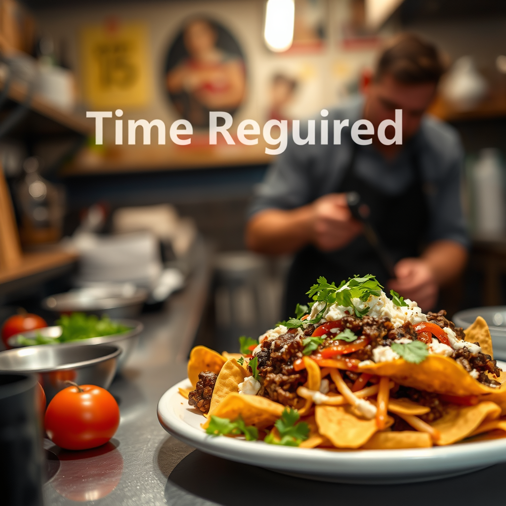Time Required - beef nachos recipe easy