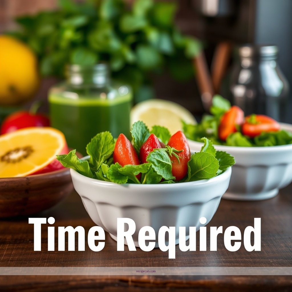 Time Required - best green juice recipes
