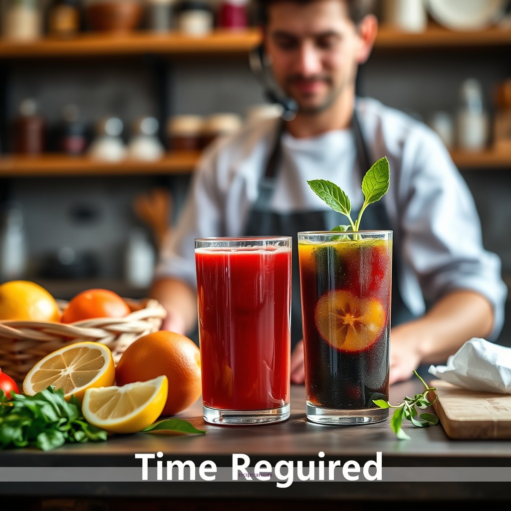 Time Required - cold pressed juice recipe