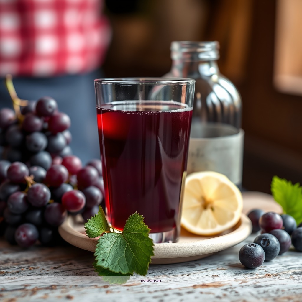Time Required - concord grape juice recipe
