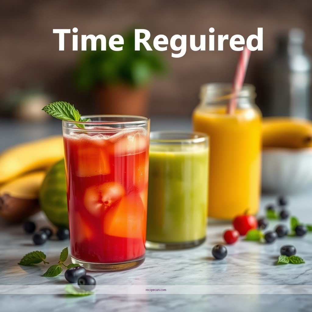 Time Required - fat burning juice recipes for weight loss