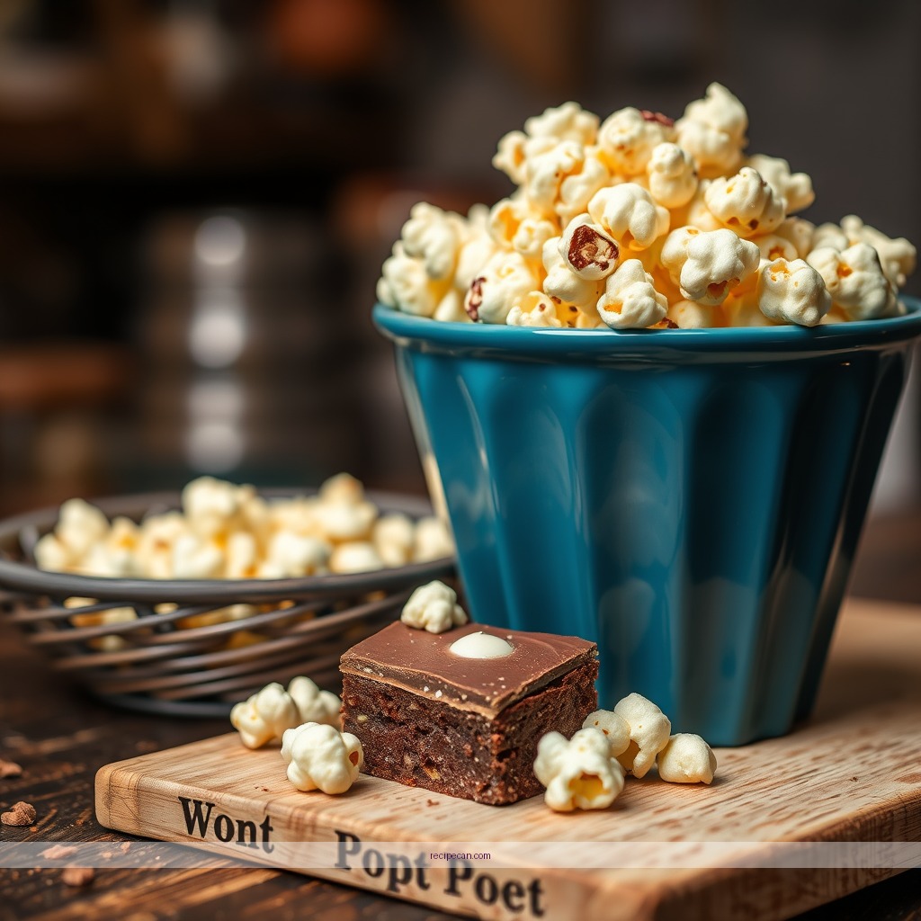 Time Required - popcorn and chocolate recipe