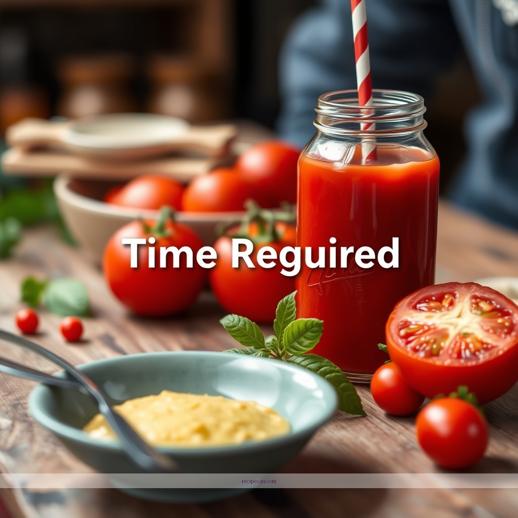 Time Required - homemade tomato juice recipes