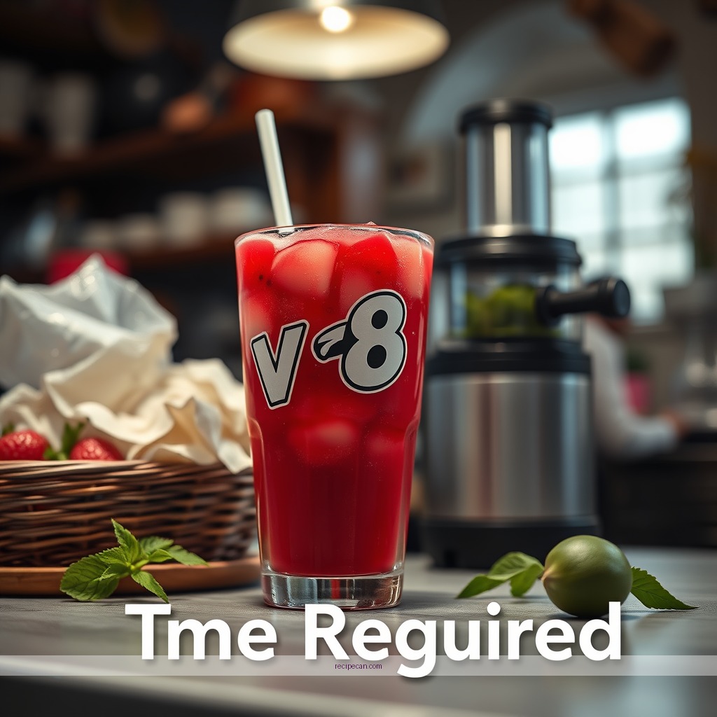 Time Required - homemade v8 juice recipe for juicer