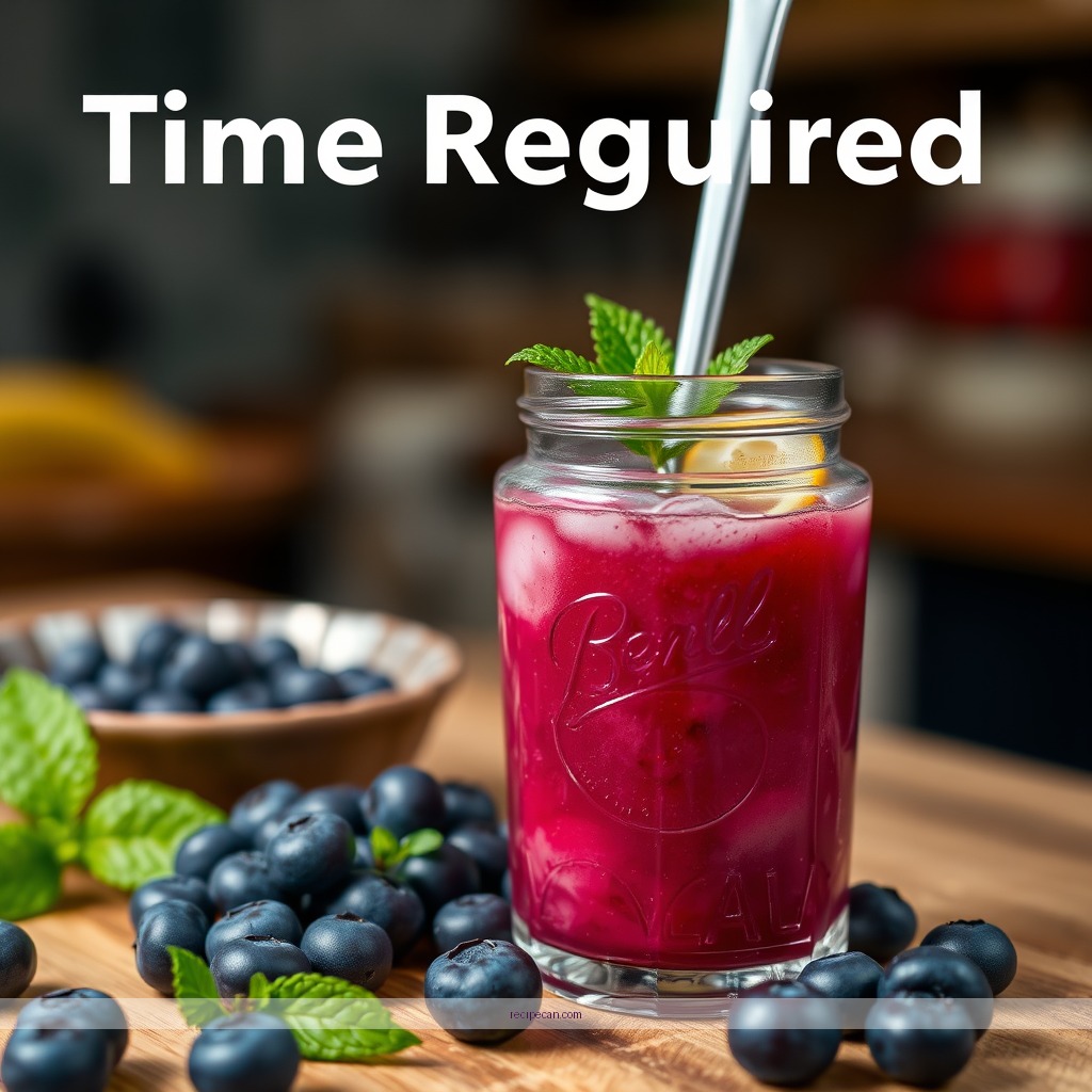 Time Required - juicer recipes blueberries